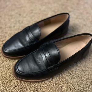 J Crew Ryan Penny Loafers in Leather - Size 5